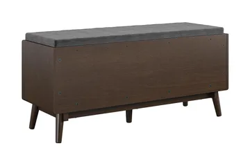 Brittany Sittbänk 118 cm Brun - Novogratz - Möbler - Stolar & fåtöljer - Sittbänk - Hallbänk - Hallbänk med förvaring