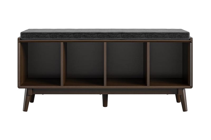 Brittany Sittbänk 118 cm Brun - Novogratz - Möbler - Stolar & fåtöljer - Sittbänk - Hallbänk - Hallbänk med förvaring