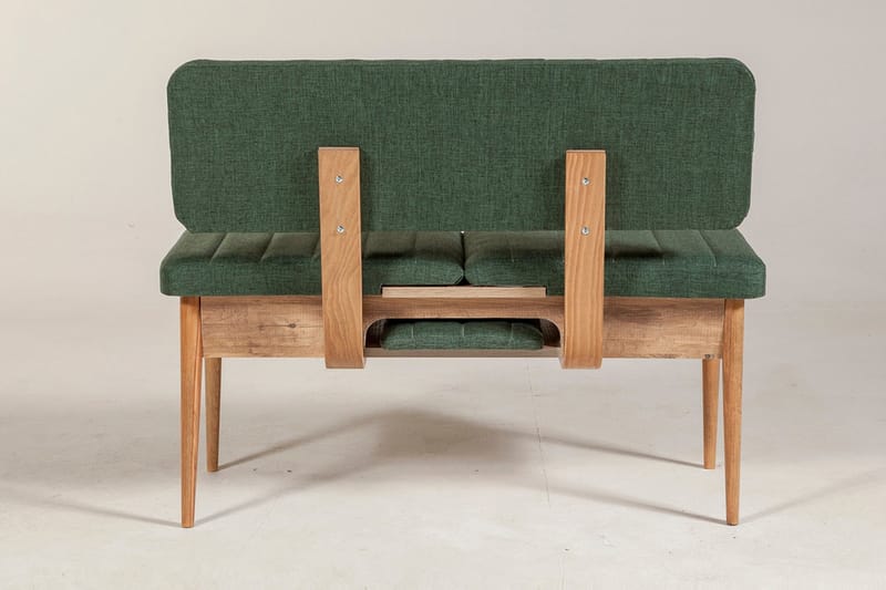 Corralez Bänk 85 cm - Trä/natur/Grön - Möbler - Stolar & fåtöljer - Sittbänk