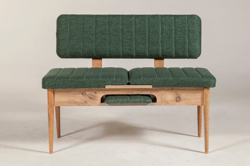 Corralez Bänk 85 cm - Trä/natur/Grön - Möbler - Stolar & fåtöljer - Sittbänk