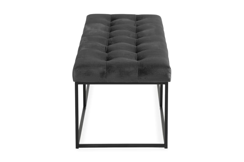 Ella Sittbänk 120 cm Rutig - Mörkgrå - Möbler - Stolar & fåtöljer - Sittbänk - Hallbänk