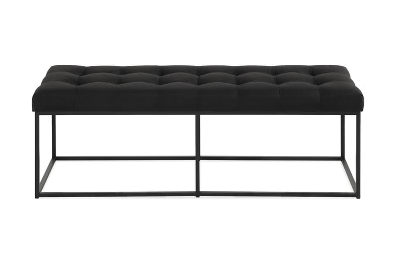 Ella Sittbänk 120 cm Rutig - Svart - Möbler - Stolar & fåtöljer - Sittbänk - Hallbänk