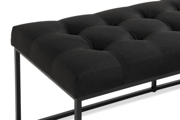 Ella Sittbänk 120 cm Rutig - Svart - Möbler - Stolar & fåtöljer - Sittbänk - Hallbänk