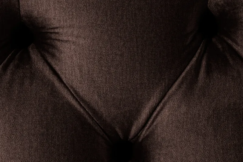 Ella Sittbänk 120cm Djuphäftad - Brun/Sammet - Möbler - Stolar & fåtöljer - Sittbänk - Hallbänk