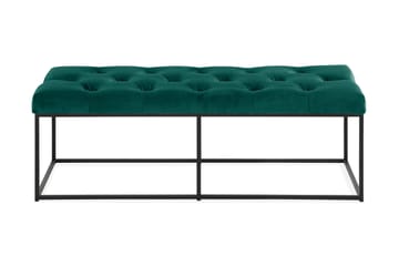 Ella Sittbänk 120cm Djuphäftad - Grön/Sammet - Möbler - Stolar & fåtöljer - Sittbänk - Hallbänk