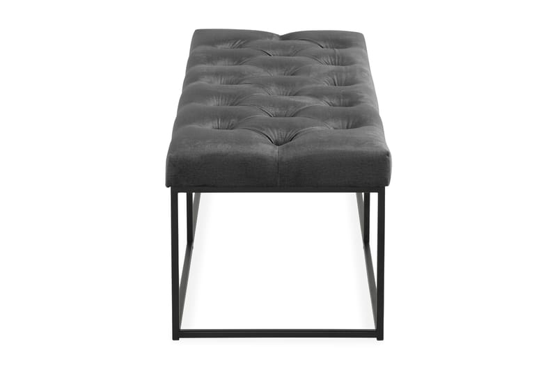 Ella Sittbänk 120cm Djuphäftad - Mörkgrå - Möbler - Stolar & fåtöljer - Sittbänk - Hallbänk
