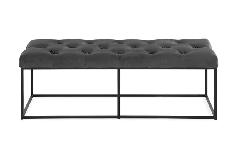 Ella Sittbänk 120cm Djuphäftad - Mörkgrå - Möbler - Stolar & fåtöljer - Sittbänk - Hallbänk
