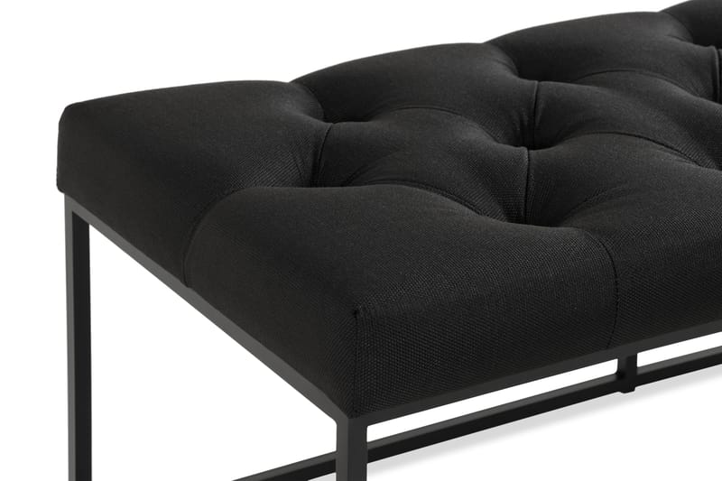 Ella Sittbänk 120cm Djuphäftad - Svart - Möbler - Stolar & fåtöljer - Sittbänk - Hallbänk