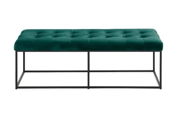 Ella Sittbänk 120cm Rutig - Grön/Sammet - Möbler - Stolar & fåtöljer - Sittbänk - Hallbänk