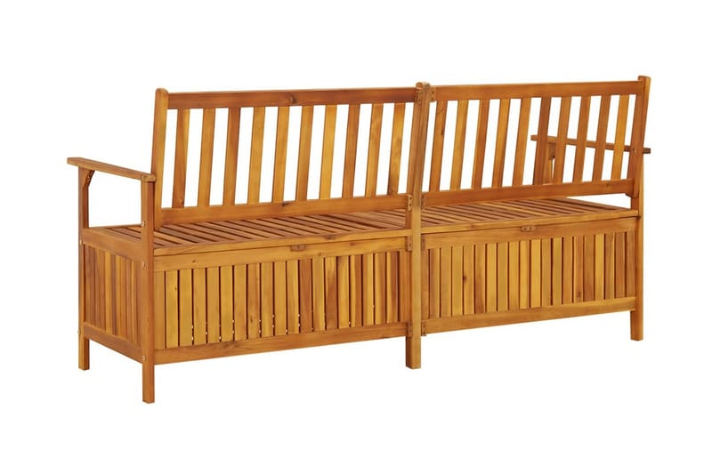 Förvaringsbänk 170 cm massivt akaciaträ - Brun - Möbler - Stolar & fåtöljer - Sittbänk