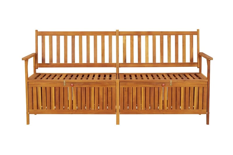 Förvaringsbänk 170 cm massivt akaciaträ - Brun - Möbler - Stolar & fåtöljer - Sittbänk
