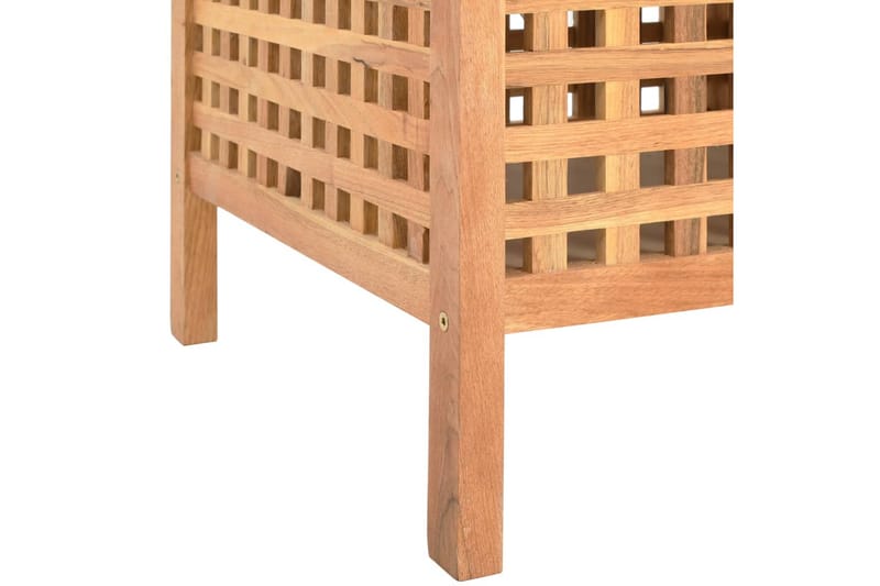 Förvaringsbänk 49x48x49 cm massivt valnötsträ - Brun - Möbler - Stolar & fåtöljer - Sittbänk - Hallbänk - Hallbänk med förvaring