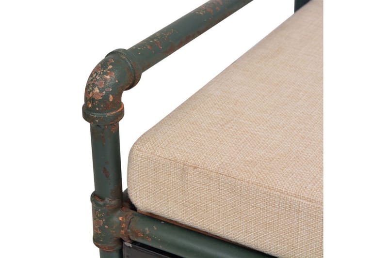 Förvaringsbänk med dyna 107,5x34,5x59 cm - Flerfärgad - Möbler - Stolar & fåtöljer - Sittbänk - Hallbänk - Hallbänk med förvaring