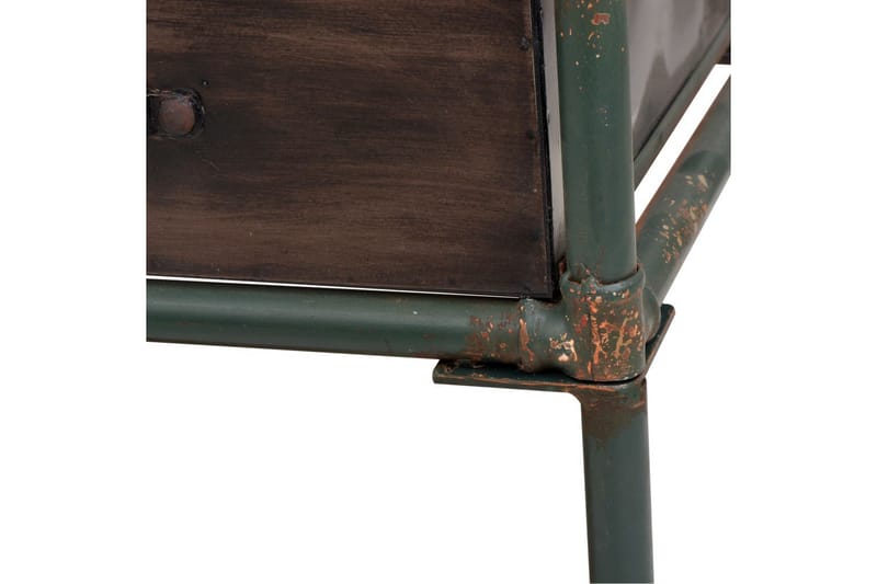 Förvaringsbänk med dyna 107,5x34,5x59 cm - Flerfärgad - Möbler - Stolar & fåtöljer - Sittbänk - Hallbänk - Hallbänk med förvaring