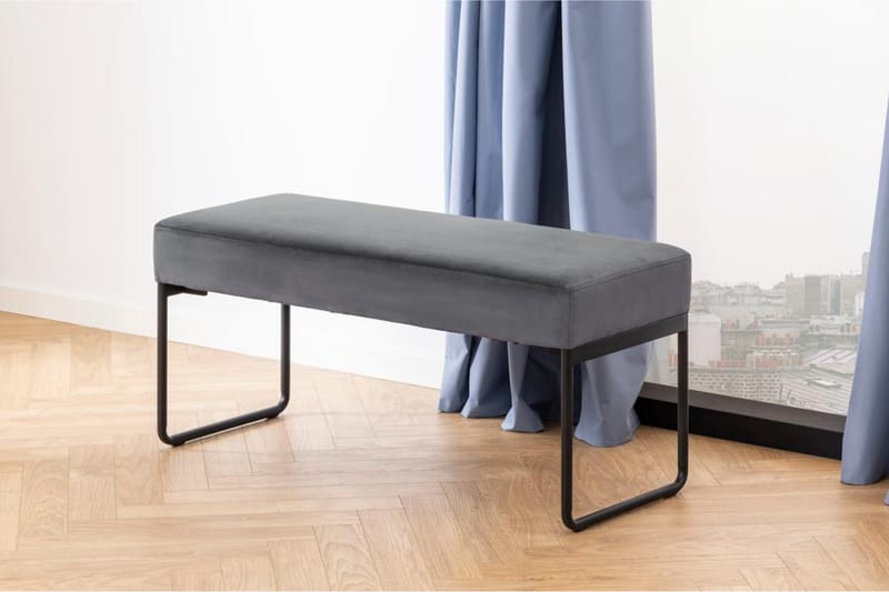 Fairborn Sittbänk 38 cm - Grå - Möbler - Stolar & fåtöljer - Sittbänk - Hallbänk