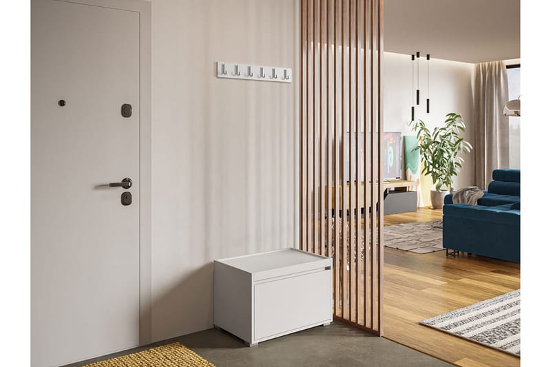 Grawis Sittbänk, Vit