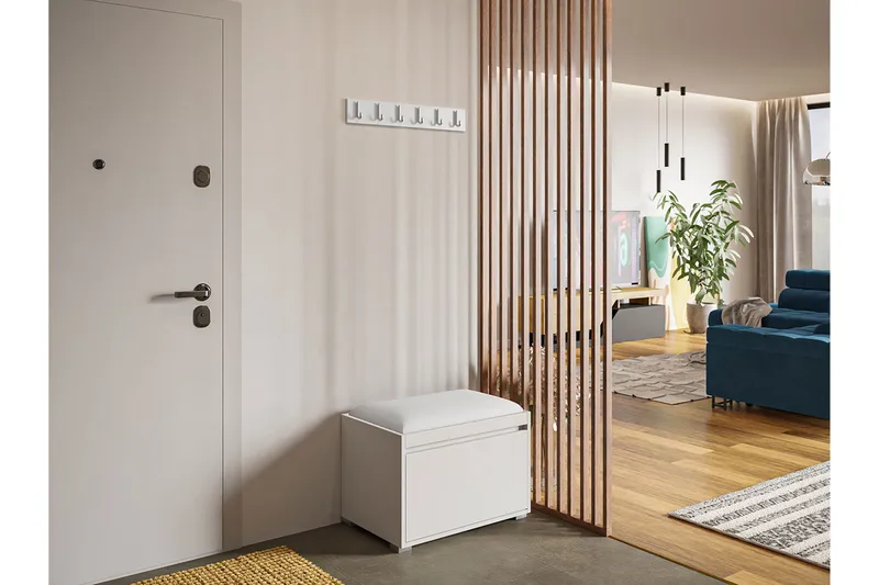 Grawis Sittbänk, Vit