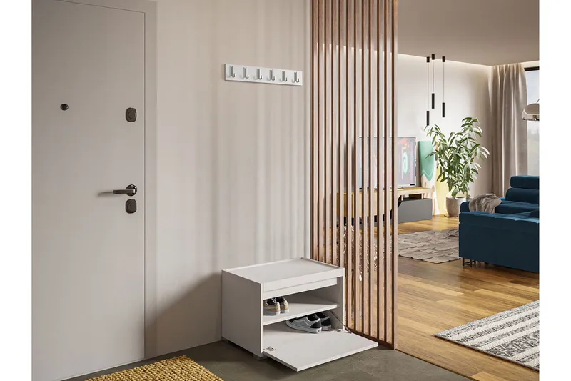 Grawis Sittbänk - Vit - Möbler - Stolar & fåtöljer - Sittbänk - Hallbänk - Hallbänk med förvaring