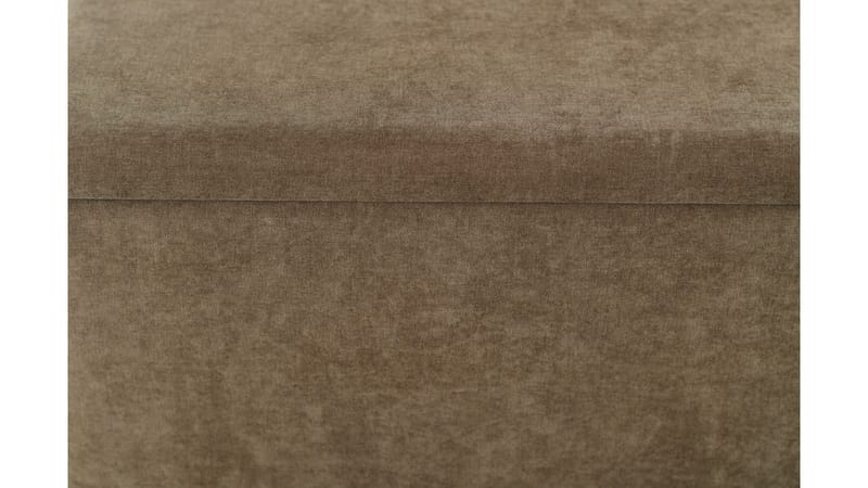 Bänk Fjalar med Förvaring 110 cm - Brun - Möbler - Stolar & fåtöljer - Sittbänk - Hallbänk - Hallbänk med förvaring