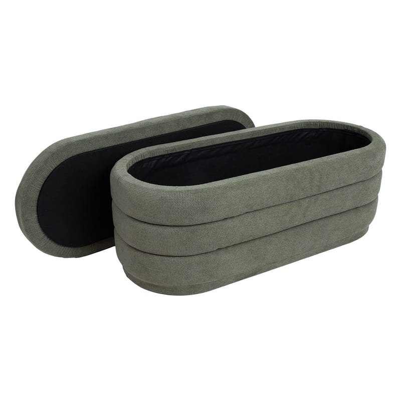 Bänk Hiro 104x44xh44 cm med förvaring - grön - Möbler - Stolar & fåtöljer - Sittbänk - Hallbänk