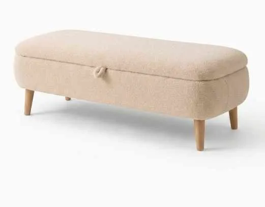 Elvaris Bänk 90x45x30 cm, Beige