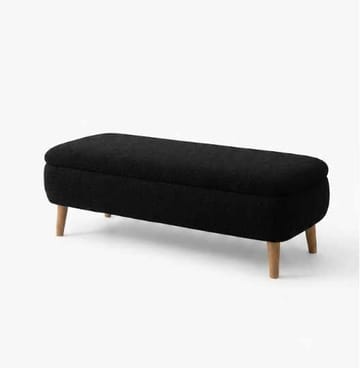 Elvaris Bänk 90x45x30 cm - Svart - Möbler - Stolar & fåtöljer - Sittbänk - Hallbänk - Hallbänk med förvaring