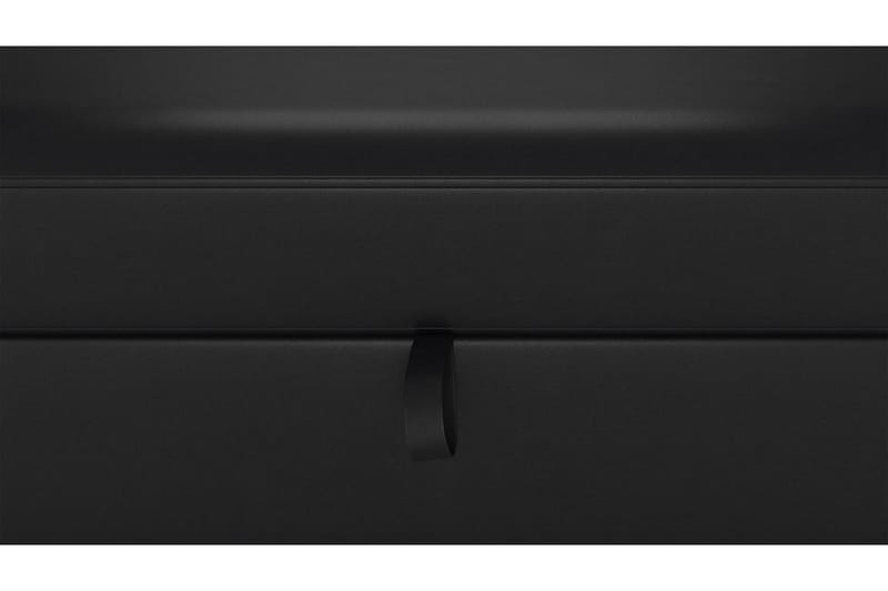 Hartford Sittbänk 130 cm Konstläer/Svart - Dorel Home - Möbler - Stolar & fåtöljer - Sittbänk - Hallbänk - Hallbänk med förvaring