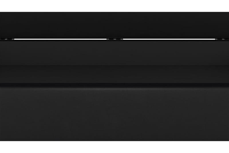 Hartford Sittbänk 130 cm Konstläer/Svart - Dorel Home - Möbler - Stolar & fåtöljer - Sittbänk - Hallbänk - Hallbänk med förvaring