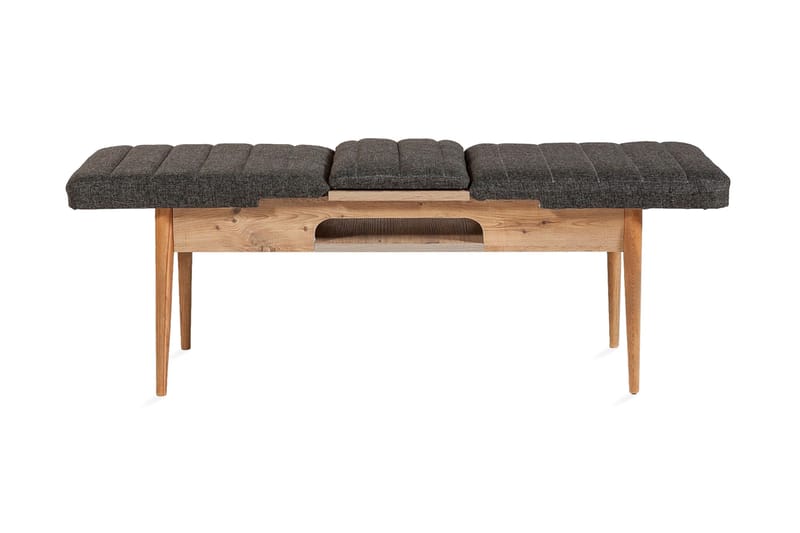 Idehult Bänk 51 cm - Trä/natur/Antracit - Möbler - Stolar & fåtöljer - Sittbänk - Hallbänk