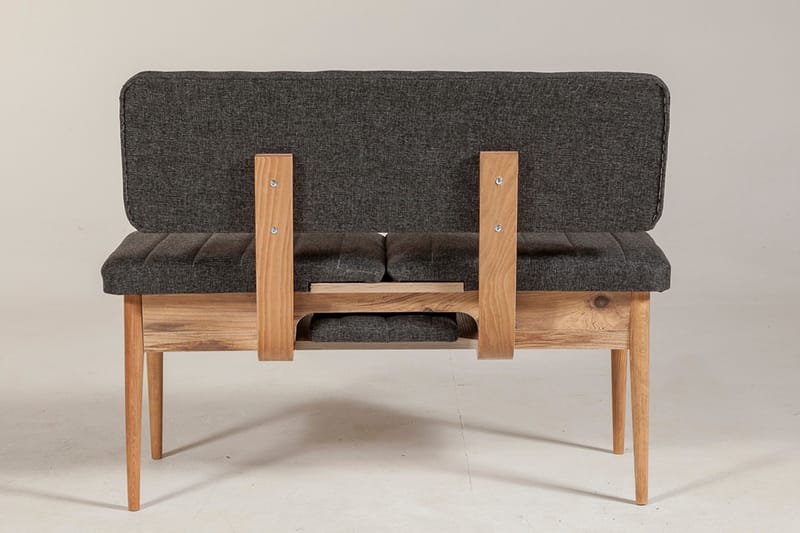 Idehult Bänk 85 cm - Trä/natur/Antracit - Möbler - Stolar & fåtöljer - Sittbänk