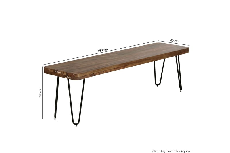 Jaelah Sittbänk - Trä/natur - Möbler - Stolar & fåtöljer - Sittbänk - Hallbänk