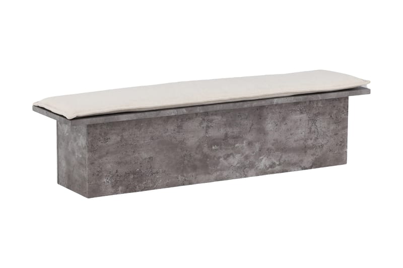 Kellogg Sittbänk 160 cm, Grå