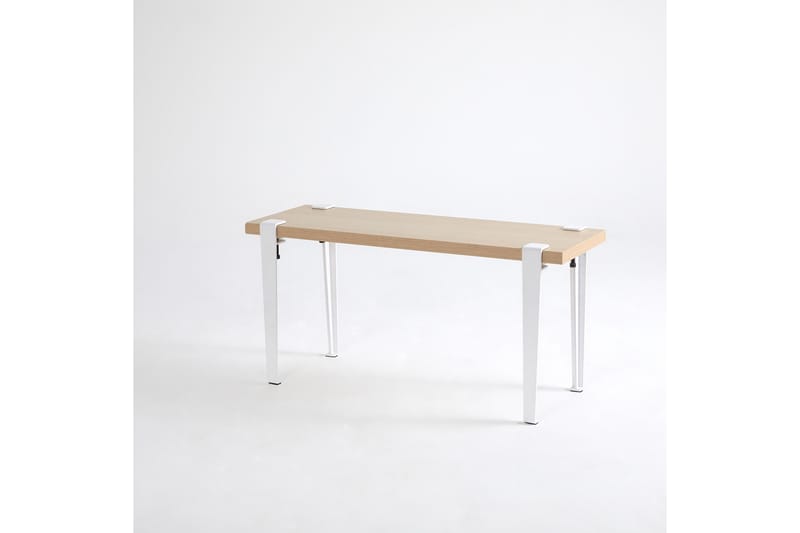 Khalkeus Sittbänk 90x30 cm Brun/Vit - Hanah Home - Möbler - Stolar & fåtöljer - Sittbänk - Hallbänk