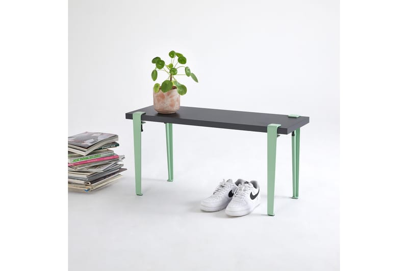Khalkeus Sittbänk 90x30 cm Svart/Blå/Grön - Hanah Home - Möbler - Stolar & fåtöljer - Sittbänk - Hallbänk
