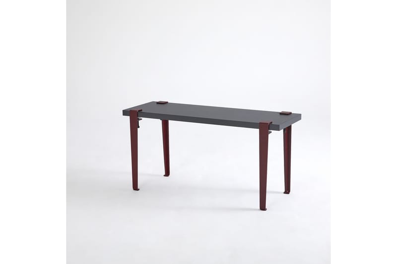 Khalkeus Sittbänk 90x30 cm Svart/Röd - Hanah Home - Möbler - Stolar & fåtöljer - Sittbänk - Hallbänk