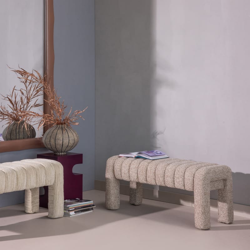 Klädd Bänk Frex 110 cm - Brun - Möbler - Stolar & fåtöljer - Sittbänk - Hallbänk