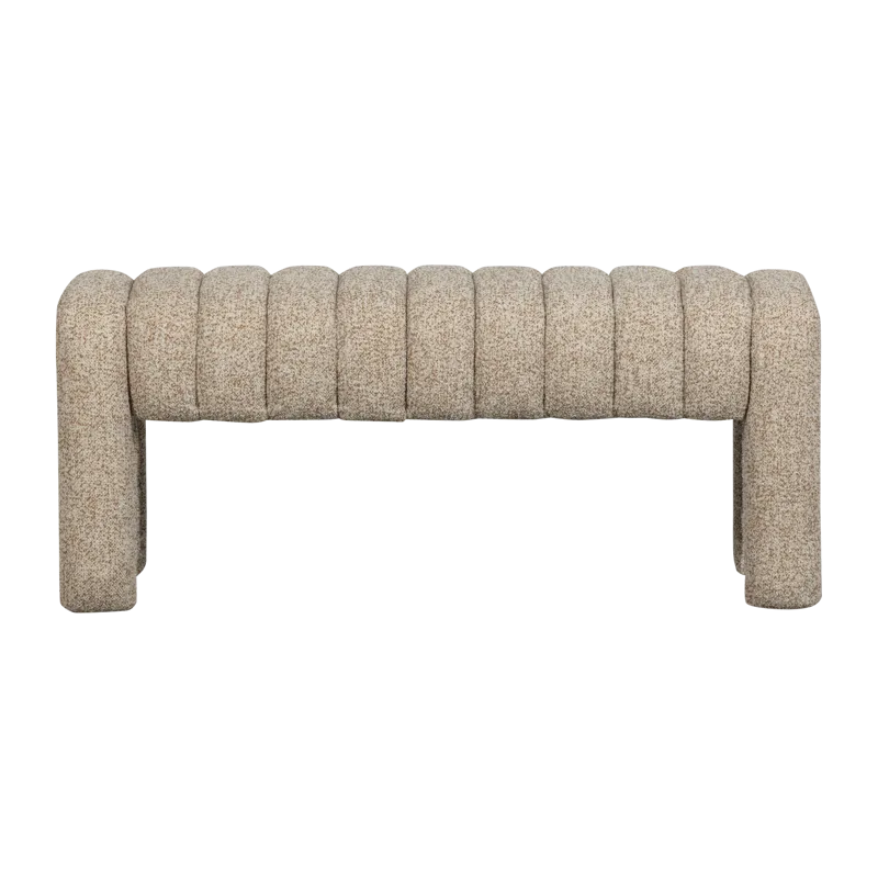 Klädd Bänk Frex 110 cm, Brun