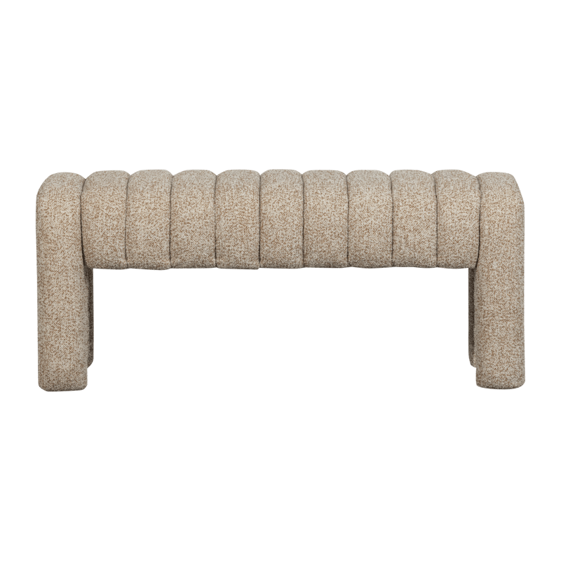 Klädd Bänk Frex 110 cm, Brun