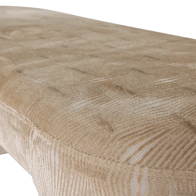 Klädd Bänk Jacob 130 cm - Natur - Möbler - Stolar & fåtöljer - Sittbänk - Hallbänk