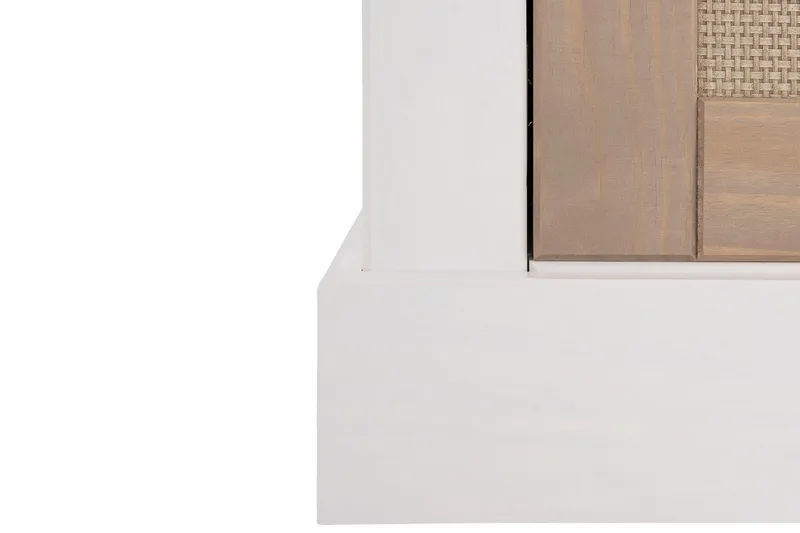 Lanseria TV-bänk 95 cm - Vit/Grå - Möbler - Tv möbel & mediamöbel - TV bänk & mediabänk