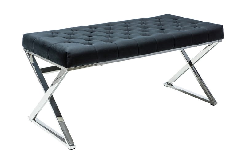 Masrocs Sittbänk - Svart/Silver - Möbler - Stolar & fåtöljer - Sittbänk - Hallbänk