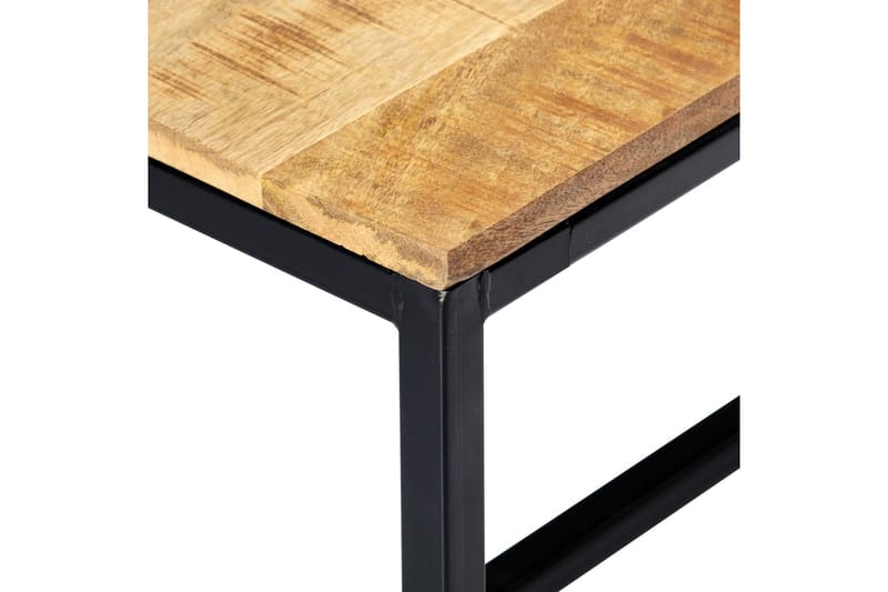 Matbänk 120 cm massivt grovt mangoträ - Brun - Möbler - Stolar & fåtöljer - Sittbänk - Hallbänk
