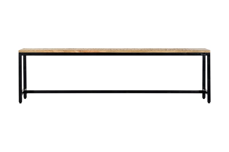 Matbänk 160 cm massivt grovt mangoträ - Brun - Möbler - Stolar & fåtöljer - Sittbänk - Hallbänk