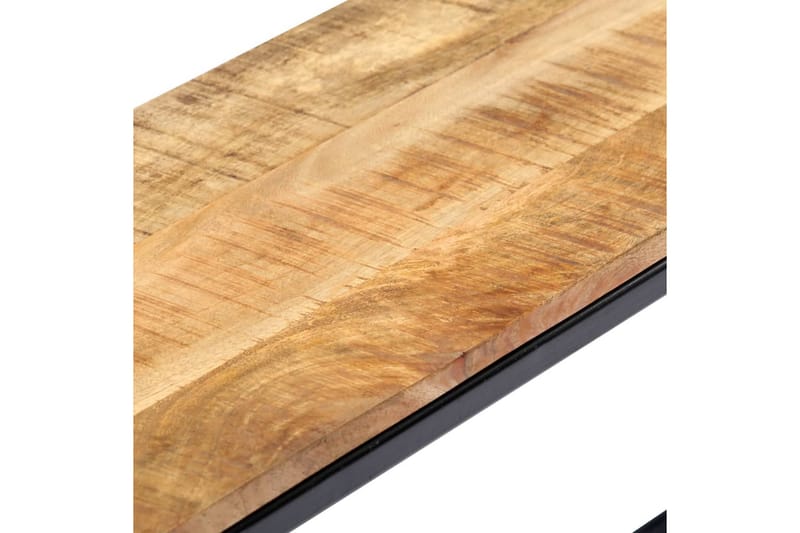 Matbänk 160 cm massivt grovt mangoträ - Brun - Möbler - Stolar & fåtöljer - Sittbänk - Hallbänk