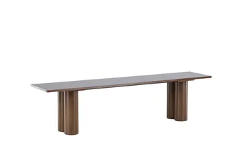 Matbänk Olivia 40x180x45 cm - Mocca - Möbler - Stolar & fåtöljer - Sittbänk - Hallbänk