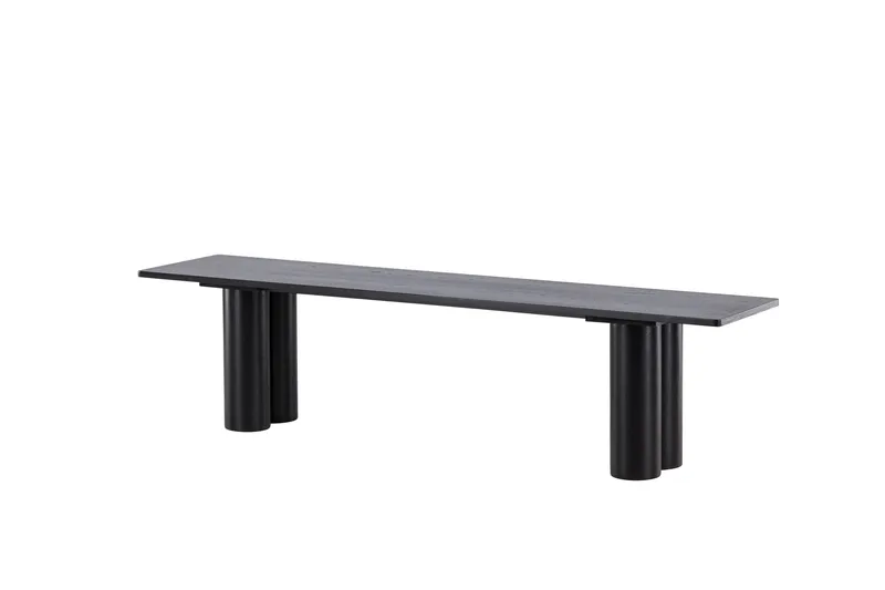 Matbänk Olivia 40x180x45 cm - Svart - Möbler - Stolar & fåtöljer - Sittbänk - Hallbänk