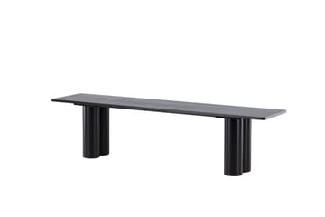 Matbänk Olivia 40x180x45 cm - Svart - Möbler - Stolar & fåtöljer - Sittbänk - Hallbänk