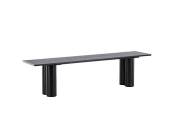Matbänk Olivia 40x180x45 cm - Svart - Möbler - Stolar & fåtöljer - Sittbänk - Hallbänk