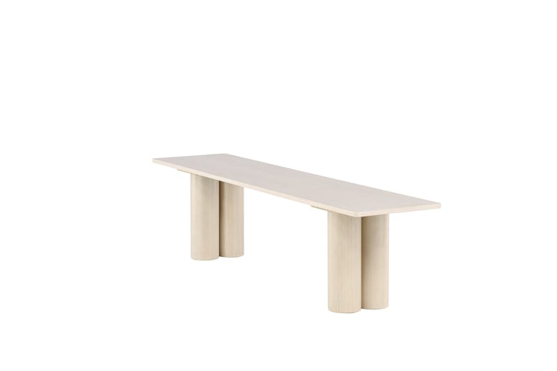 Matbänk Olivia 40x180x45 cm - Vit - Möbler - Stolar & fåtöljer - Sittbänk - Hallbänk