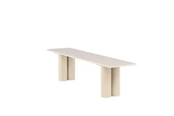 Matbänk Olivia 40x180x45 cm - Vit - Möbler - Stolar & fåtöljer - Sittbänk - Hallbänk